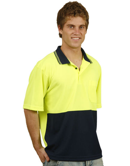 Picture of Winning Spirit Hi-Vis Truedry Safety Polo S/S SW01TD
