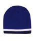 Picture of Winning Spirit Knitted 100% Acrylic Contrast Stripes Beanie CH63