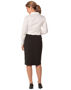 Picture of Winning Spirit Women'S Mid Length Lined Pencil Skirt In Poly/Viscose Stretch Stripe M9472