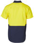 Picture of Winning Spirit Hi-Vis Two Tone S/S Cotton Work Shirt SW53