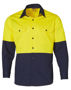 Picture of Winning Spirit Hi-Vis Two Tone Cool-Breeze L/S Cotton Work Shirt SW58