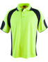Picture of Winning Spirit Men'S Hi-Vis Cooldry Contrast Polo With Sleeve Panels SW61