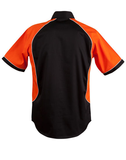 Picture of Benchmark Men's Arena Tri-colour Contrast Shirt BS15