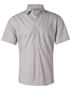 Picture of Benchmark Men's Fine Stripe Short Sleeve Shirt M7211