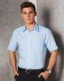 Picture of Benchmark Men's Pin Stripe Short Sleeve Shirt M7221