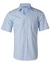 Picture of Benchmark Men's Pin Stripe Short Sleeve Shirt M7221