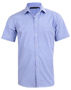 Picture of Benchmark Men's Multi-Tone Check Short Sleeve Shirt M7320S