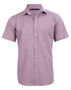 Picture of Benchmark Men's Two Tone Mini Gingham Short Sleeve Shirt M7340S