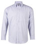 Picture of Benchmark Men's Dot Contrast Long Sleeve Shirt M7922