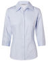 Picture of BENCHMARK Women's Fine Twill 3/4 Sleeve Shirt M8030Q