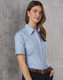 Picture of BENCHMARK Women's CVC Oxford Short Sleeve Shirt M8040S