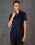 Picture of BENCHMARK BARKLEY LADIES TAPED SEAM SHORT SLEEVE SHIRT M8110S