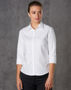 Picture of BENCHMARK Women's Mini Herringbone 3/4 Sleeve Shirt M8113