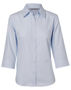 Picture of BENCHMARK Women's Mini Herringbone 3/4 Sleeve Shirt M8113