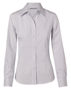 Picture of Benchmark Women's Ticking Stripe Long Sleeve Shirt M8200L