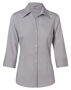 Picture of Benchmark Women's Ticking Stripe 3/4 Sleeve Shirt M8200Q