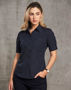 Picture of BENCHMARK Women's Pin Stripe Short Sleeve Shirt M8224