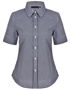 Picture of Benchmark Ladies' Gingham Check Short Sleeve Shirt M8300S