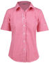 Picture of Benchmark Ladies' Gingham Check Short Sleeve Shirt M8300S