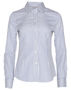 Picture of BENCHMARK Ladies'  Executive Sateen Stripe Long Sleeve Shirt M8310L