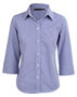 Picture of BENCHMARK Ladies' Multi-Tone Check 3/4 Sleeve Shirt M8320Q