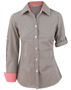 Picture of BENCHMARK Ladies' Gingham Check Long Sleeve Shirt M8330L