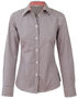 Picture of BENCHMARK Ladies' Gingham Check Long Sleeve Shirt M8330L