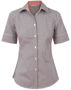 Picture of BENCHMARK Ladies' Gingham Check Short Sleeve Shirt M8330S