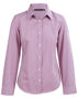 Picture of BENCHMARK Ladies' Two Tone Mini Gingham Long Sleeve Shirt M8340L