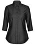 Picture of Benchmark ASCOT LADIES 3/4 SLEEVE DOT JACQUARD STRETCH SHIRT M8400Q