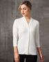 Picture of Benchmark LADIES 3/4 SLEEVE STRETCH KNIT TOP ISABEL M8830