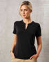 Picture of Benchmark LADIES SHORT SLEEVE KNIT TOP SOFIA M8840