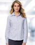 Picture of Benchmark Ladies' Dot Contrast Long Sleeve Shirt M8922