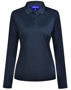 Picture of Winning Spirit LUCKY BAMBOO LONG SLEEVE POLO Ladies PS90