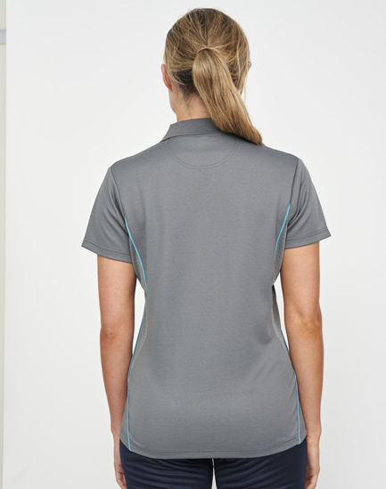 Picture of Winning Spirit LADIES SUSTAINABLE POLY/COTTON CONTRAST SS POLO PS94