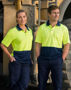 Picture of Australian Industrial Wear High Visibility CoolDry Short Sleeve Polo SW01CD