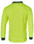 Picture of Australian Industrial Wear High Visibility Long Sleeve Polo SW05CD