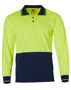 Picture of Australian Industrial Wear High Visibility Long Sleeve Polo SW05CD