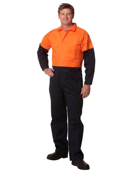 Picture of Australian Industrial Wear MEN'S TWO TONE COVERALL Regular Size SW204