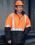 Picture of Australian Industrial Wear HI-VIS TWO TONE RAIN PROOF JACKET WITH QUILT LINING SW28A