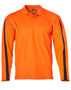 Picture of Australian Industrial Wear HI-VIS LEGEND LONG SLEEVE POLO Men's SW33A