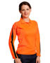 Picture of Australian Industrial Wear HI-VIS LEGEND LONG SLEEVE POLO Ladies SW34A