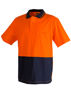 Picture of Australian Industrial Wear Cotton Jersey Two Tone Safety Polo SW35