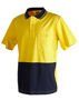 Picture of Australian Industrial Wear Cotton Jersey Two Tone Safety Polo SW35