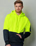 Picture of Australian Industrial Wear HI-VIS TWO TONE FLEECY HOODIE UNISEX SW38