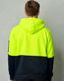 Picture of Australian Industrial Wear HI-VIS TWO TONE FLEECY HOODIE UNISEX SW38