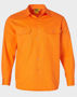 Picture of Australian Industrial Wear MEN'S HI-VIS L/S DRILL SHIRT SW51