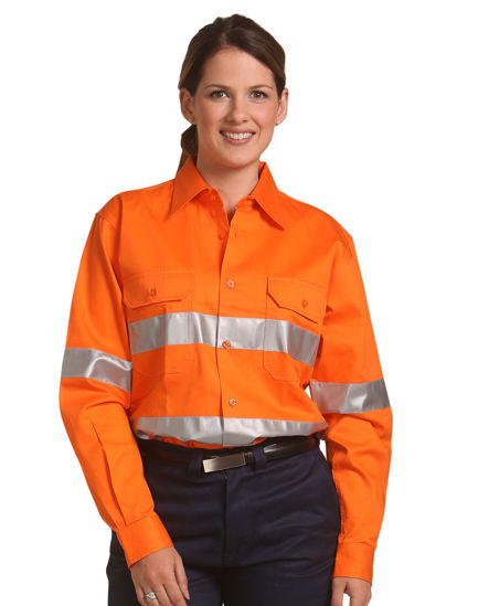 Picture of Australian Industrial Wear COTTON DRILL SAFETY SHIRT - Unisex SW52