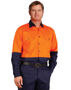 Picture of Australian Industrial Wear LONG SLEEVE SAFETY SHIRT SW58