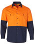 Picture of Australian Industrial Wear LONG SLEEVE SAFETY SHIRT SW58